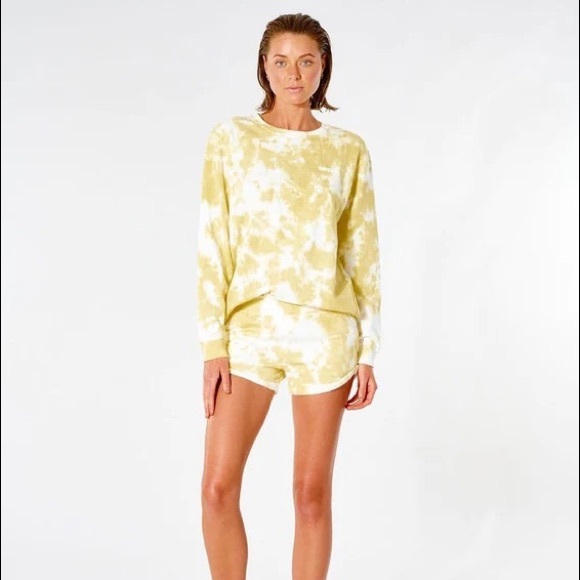 🔆RIP CURL🔆 CLASSIC SURF TIE DYE FLEECE SHORT - Picture 3 of 11